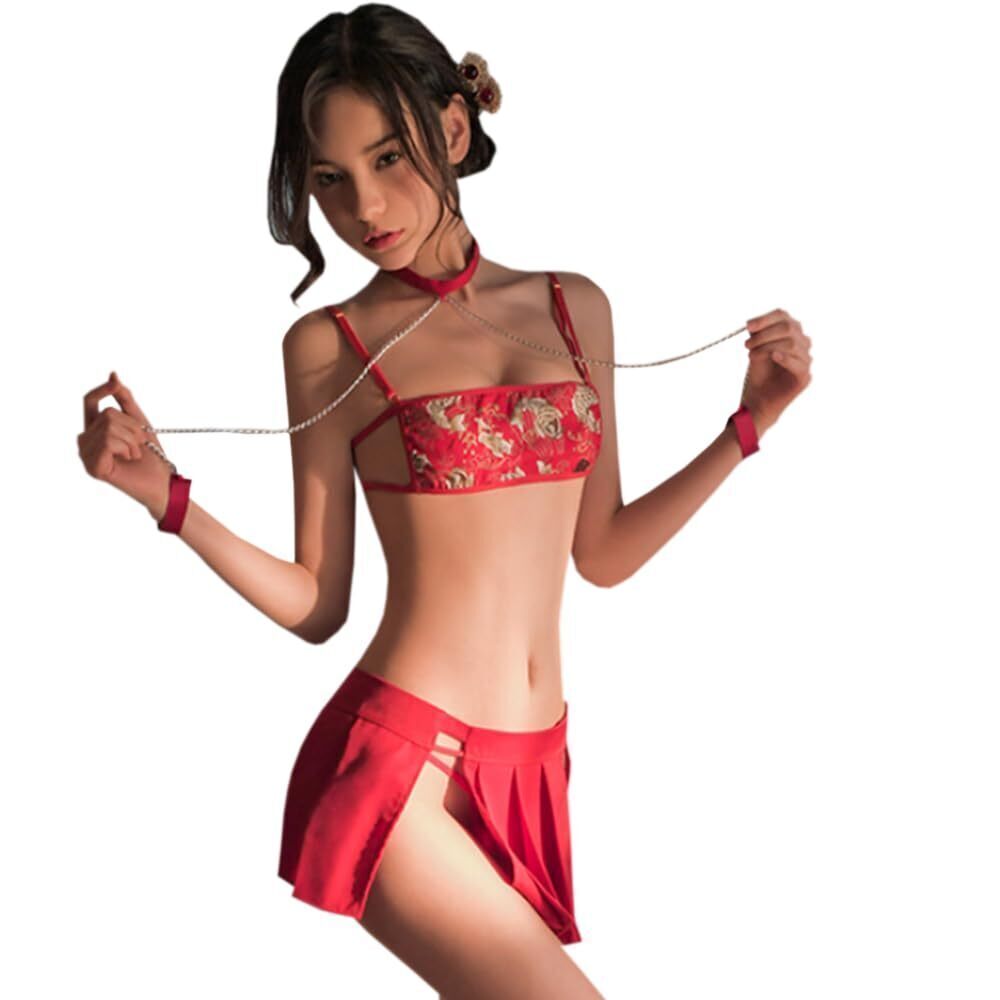 8522 sexy cheongsam dress Lingerie Costume Outfit anime Cosplay Chinese